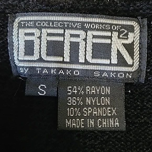 RARE Fringed Sweater The Collective Works of Berek 2 by Takako Sakon Brooch Smal